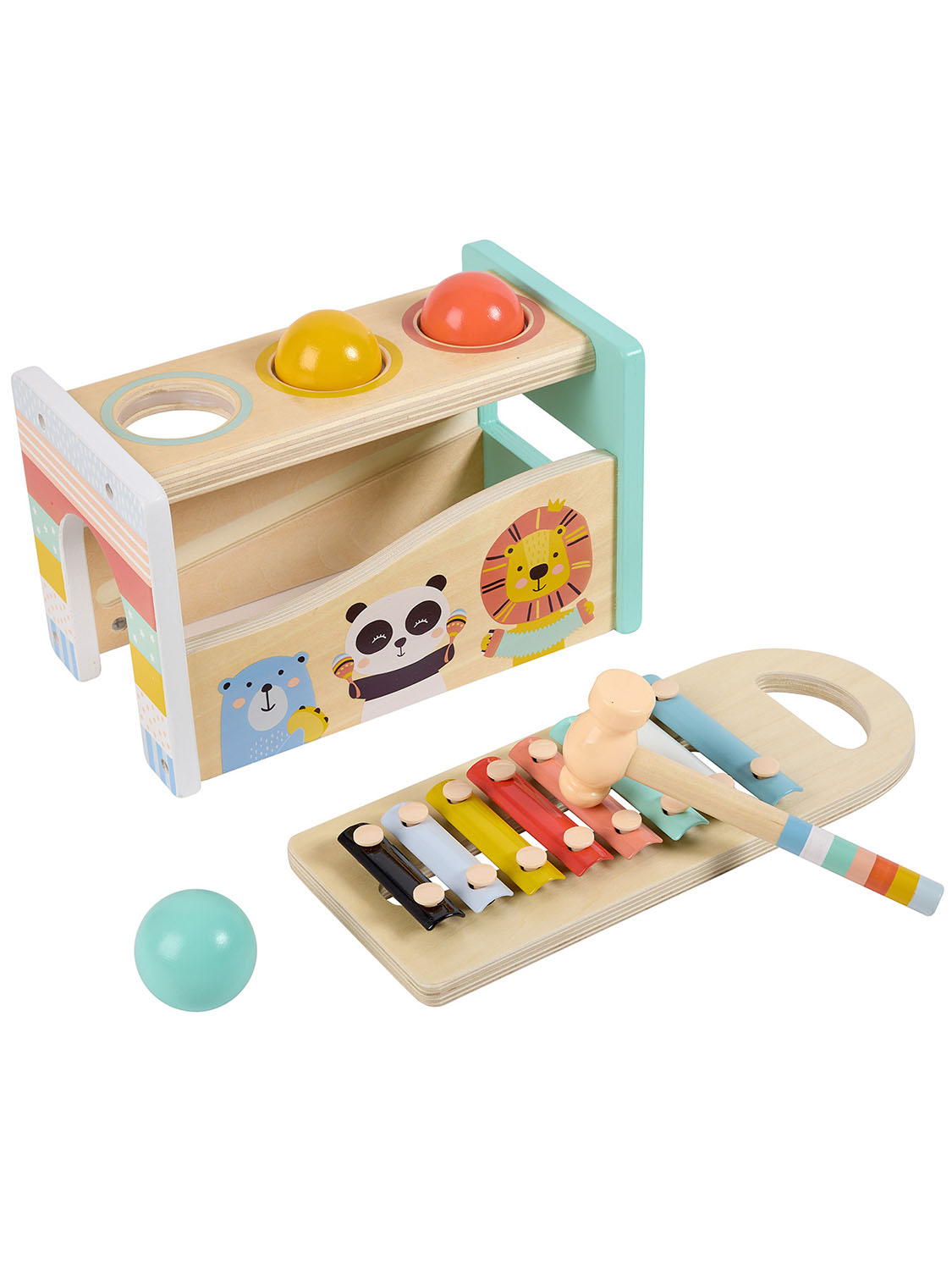 Игрушка музыкальная Eurekakids «Веселые инструменты» Ксилофон и стучалка