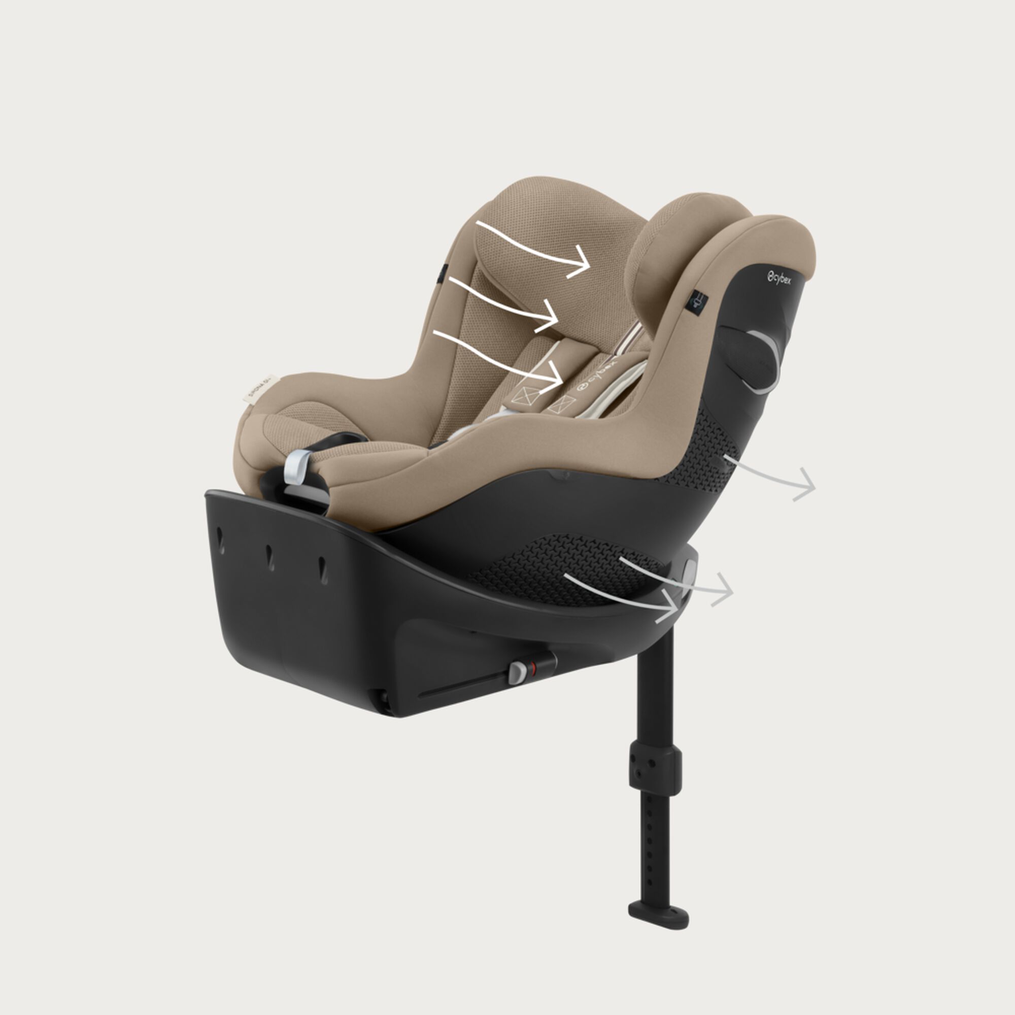Автокресло 0+/1 CYBEX Sirona Gi i-Size с базой Plus