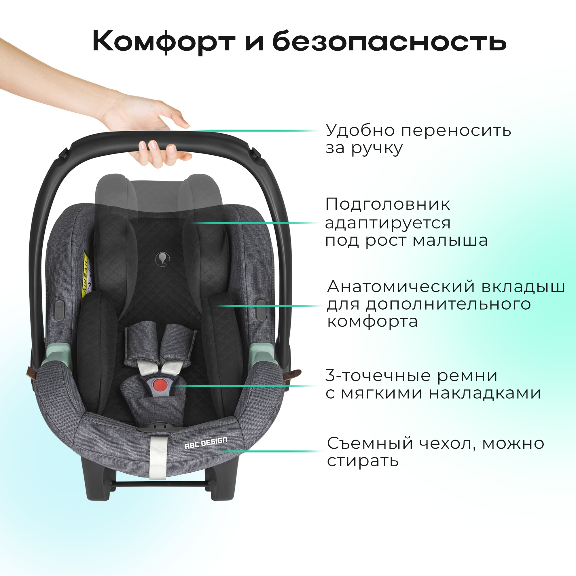 Коляска 3 в 1 ABC-Design Salsa 4 Air