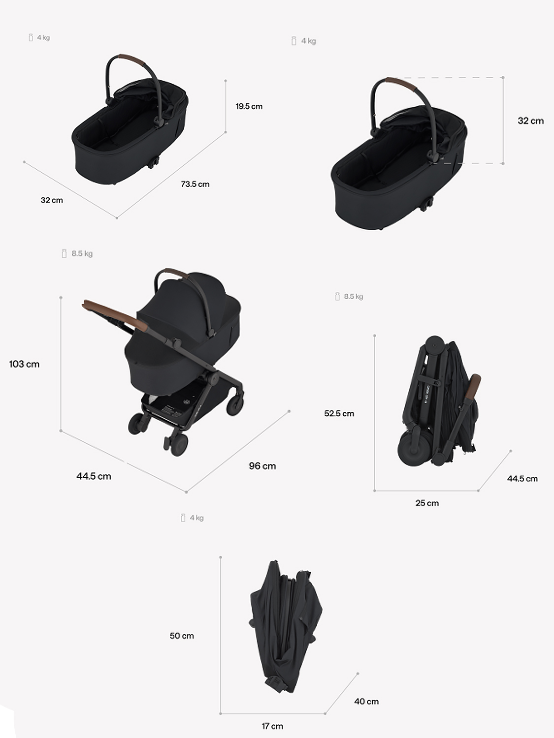 Переноска для питомца ANEX для коляски Air-Q
