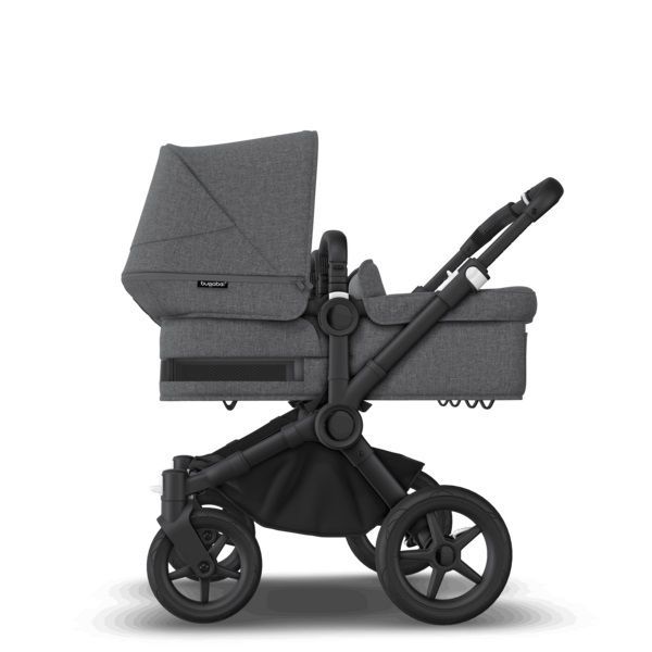 Коляска 2 в 1 Bugaboo Donkey5 Twin шасси Black
