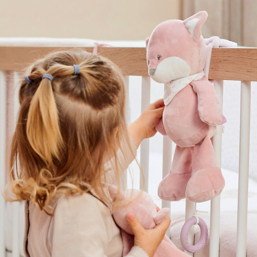Игрушка мягкая Nattou Musical Soft toy Mini Alice & Pomme Лисичка музыкальная 485043