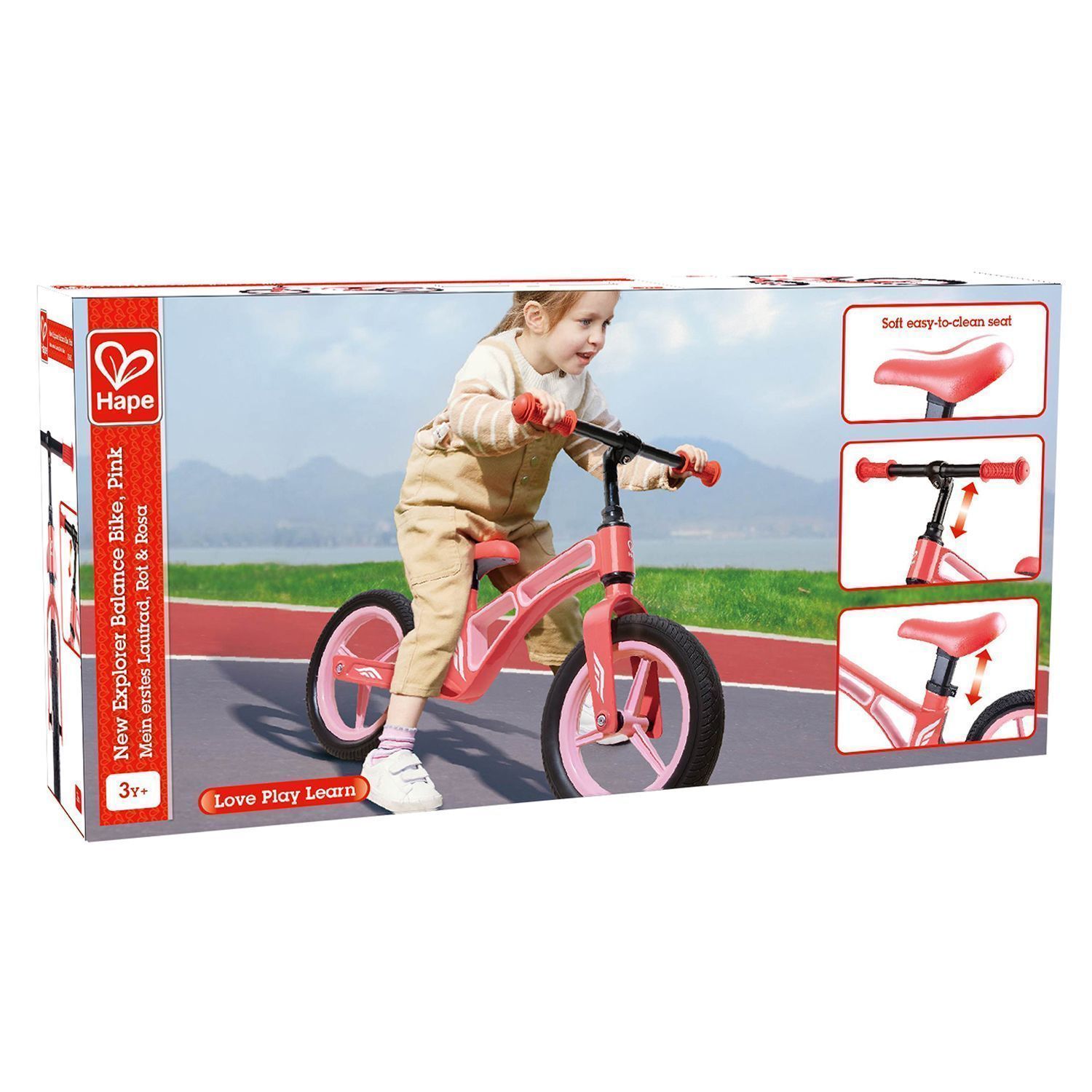 Беговел HAPE New Explorer розовый E8653_HP