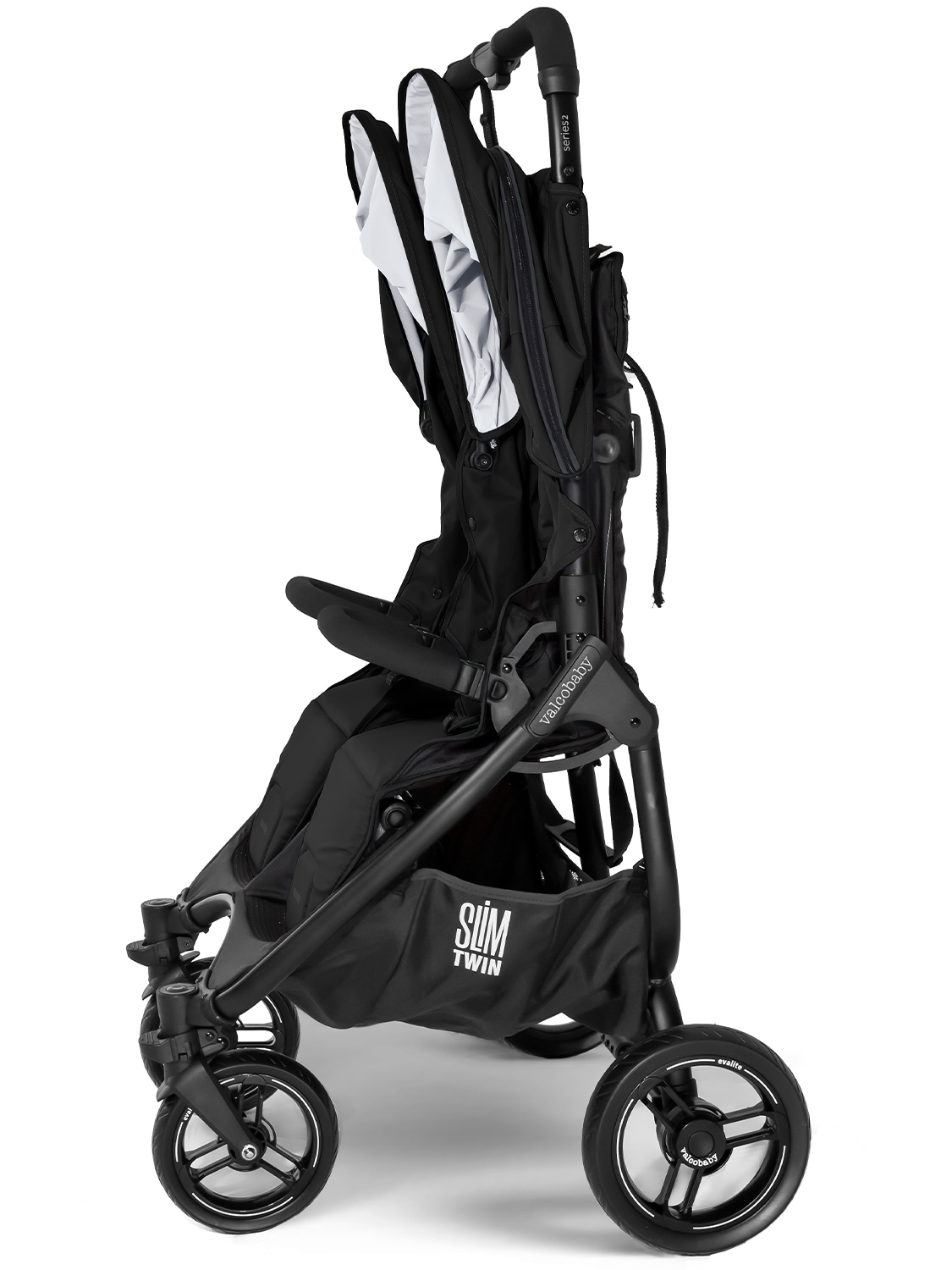 Коляска прогулочная для двойни Valco Baby Slim Twin 2.0