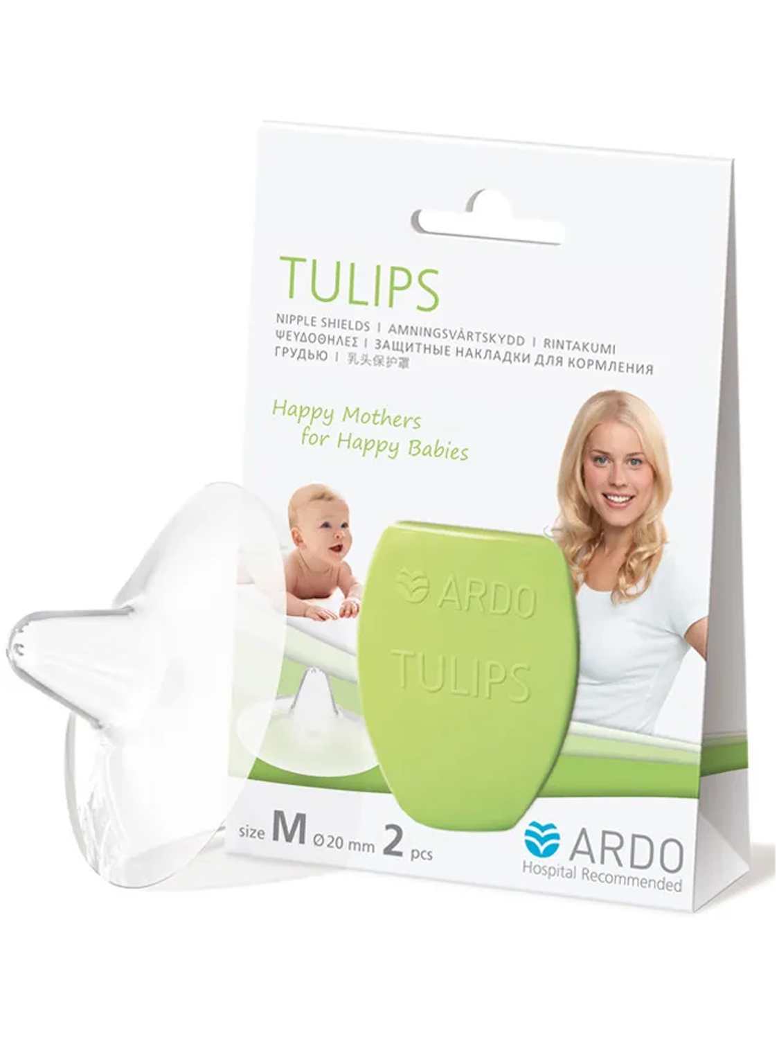 Накладка на грудь Ardo Tulips силиконовая защитная (размер M)