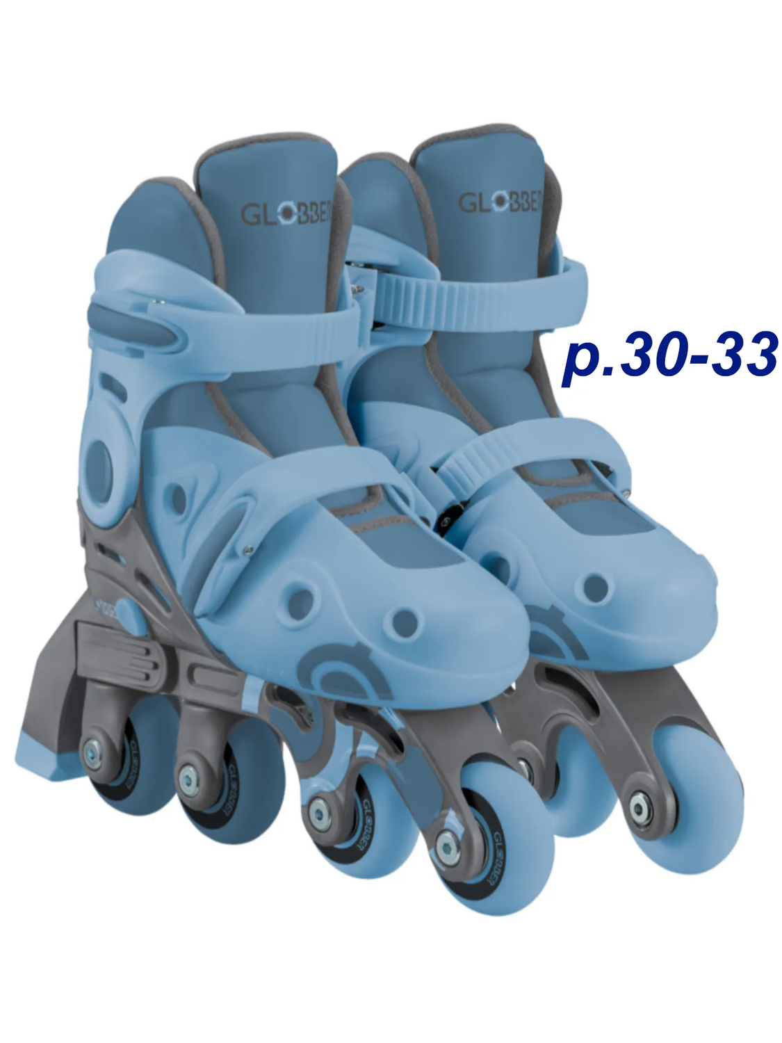 Коньки роликовые GLOBBER 2в1, р.30-33