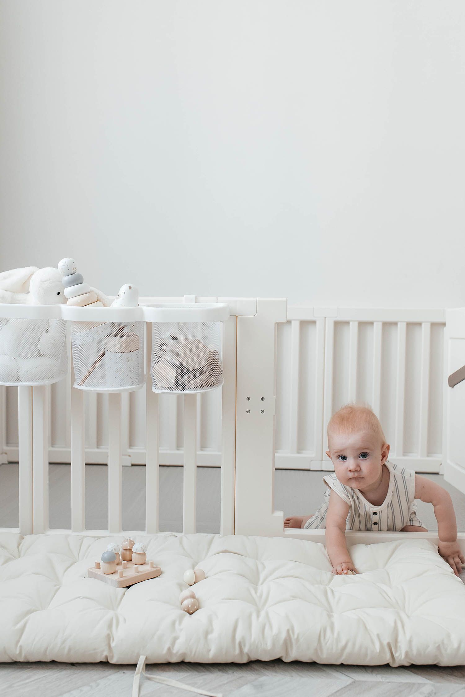 Органайзер для хранения подвесной UNIX Kids White с тремя отделениями универсальный PPBH3W