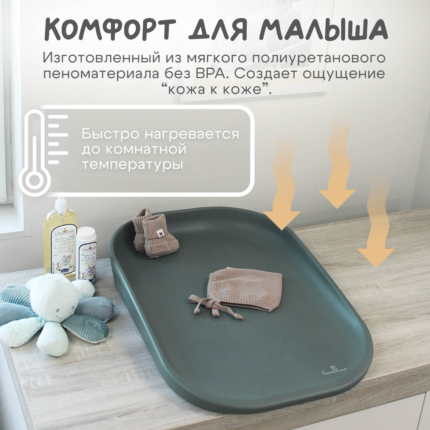 Пеленальный матрас подложка Fiorellino
