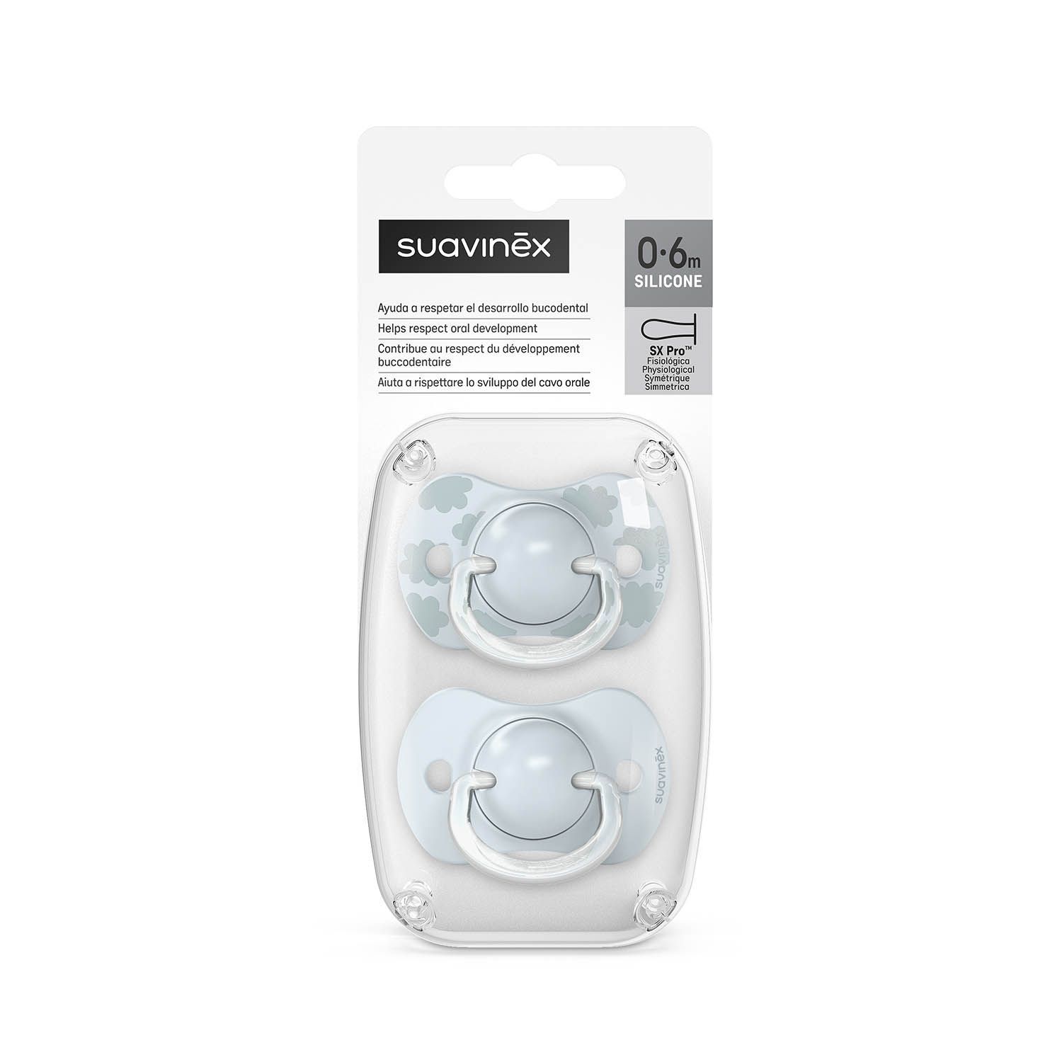 Набор Suavinex Pro Соска-пустышка 2шт 0-6 мес PHYSIOLOGiCAL силикон