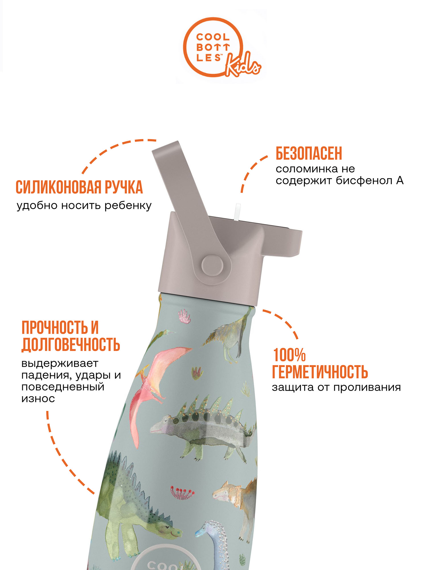 Термос–термобутылка Cool Bottles Kids 260мл