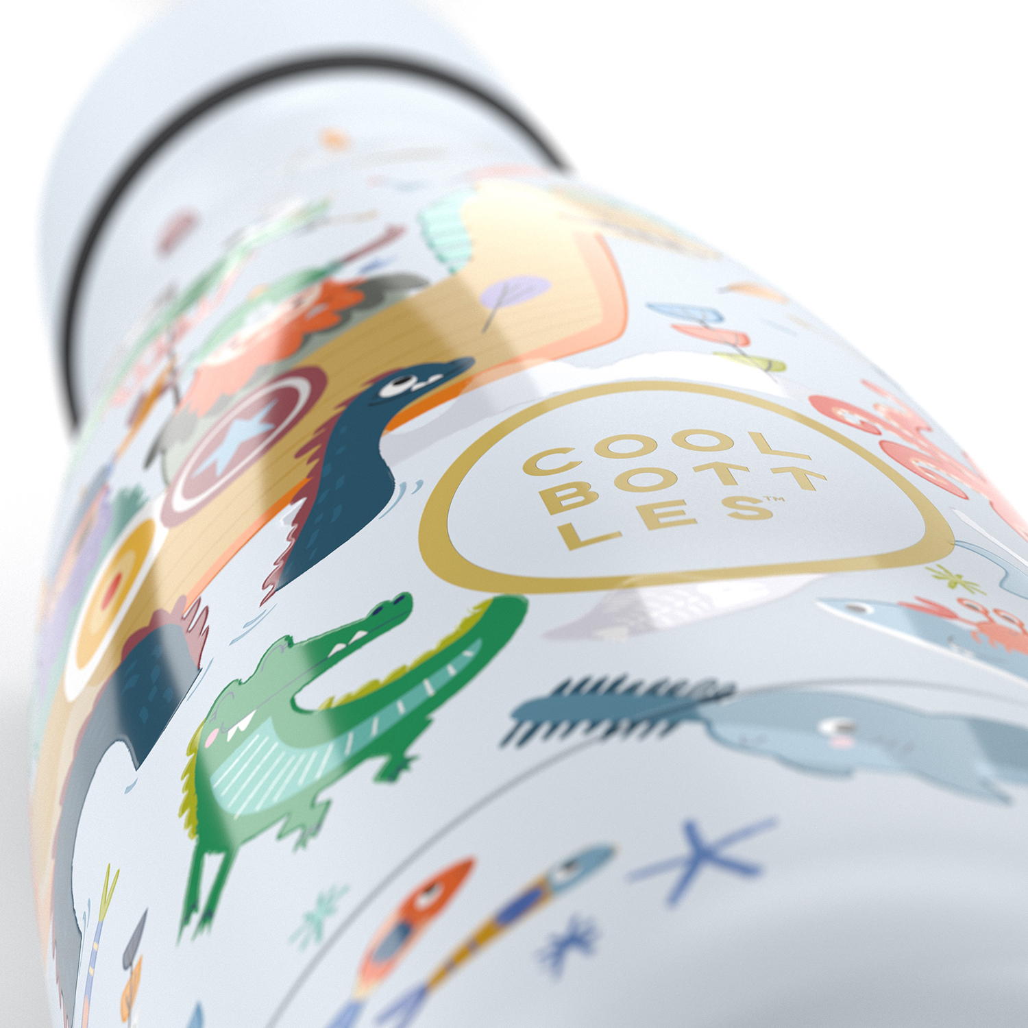 Термос–термобутылка Cool Bottles Kids серия Playland Brave Vikings 350 мл CBBK35BV