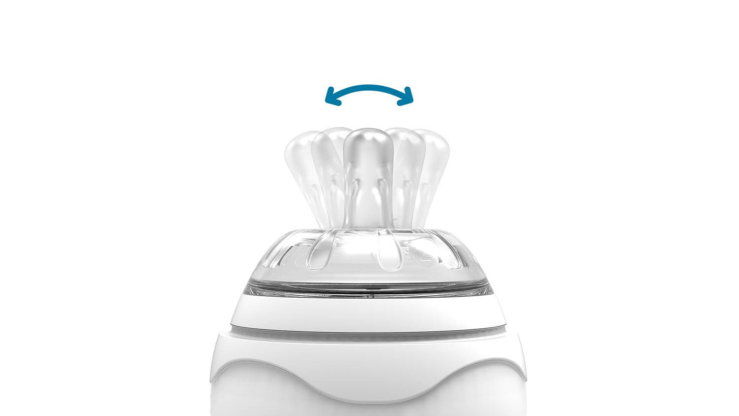 Соска для бутылочек Nuvita силиконовая 6062 Teats Flow 2, 2 шт NU-ALMB0011