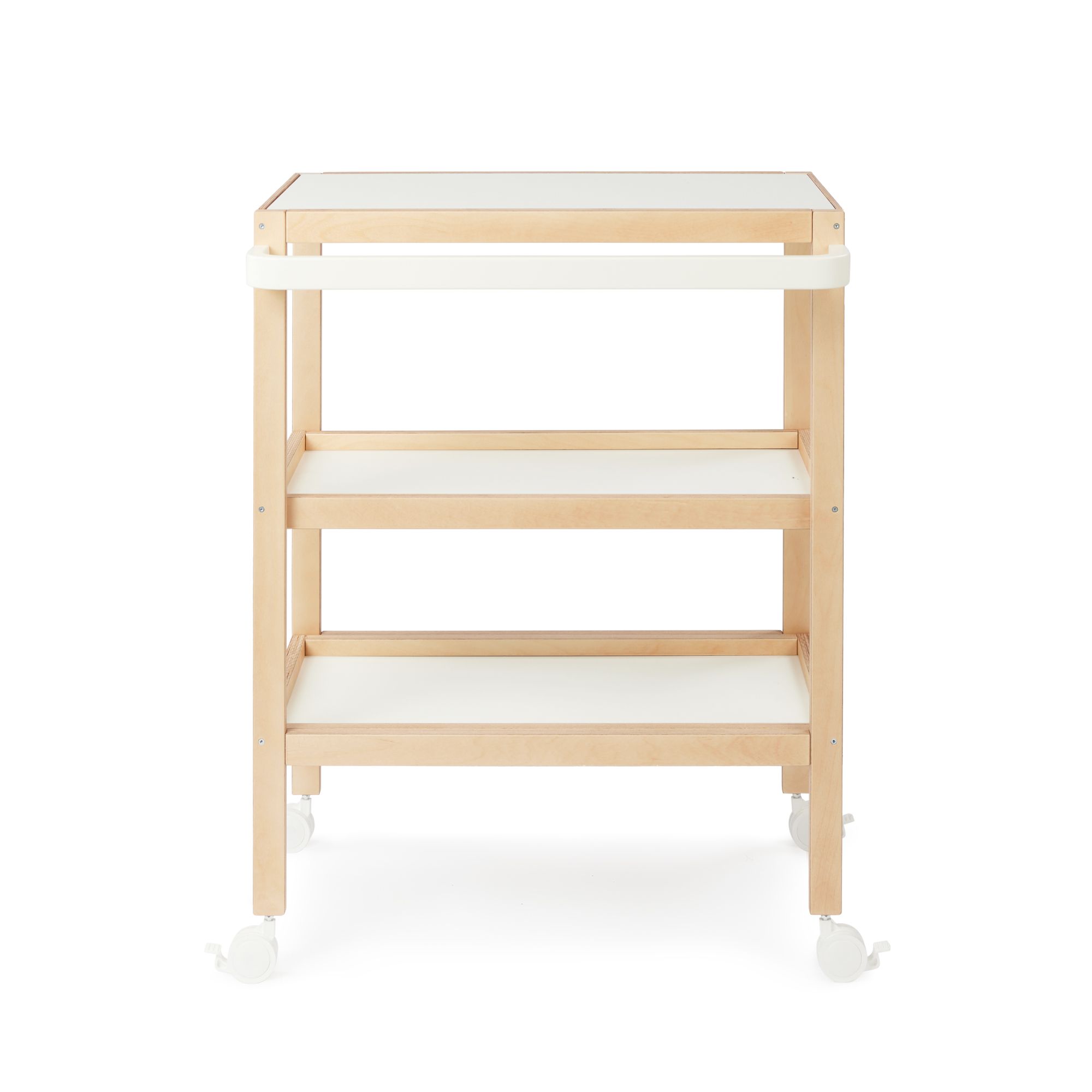 Комплект Happy Baby: пеленальный стол LAFINO с матрасом white 91039