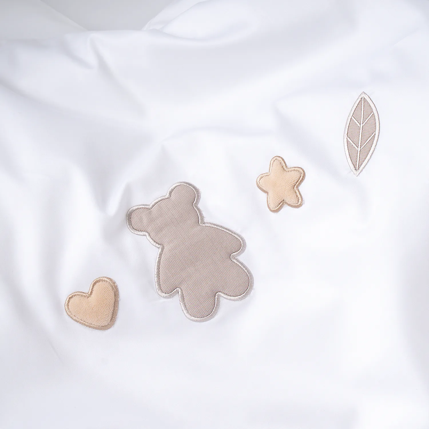Постельное белье PERINA Teddy Sateen 100х70 см 2 предмета: пододеяльник, простыня
