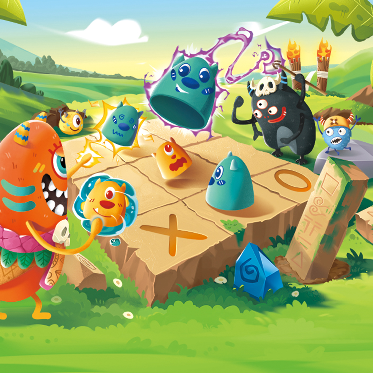 Настольная игра Hape «Монстрики наступают»