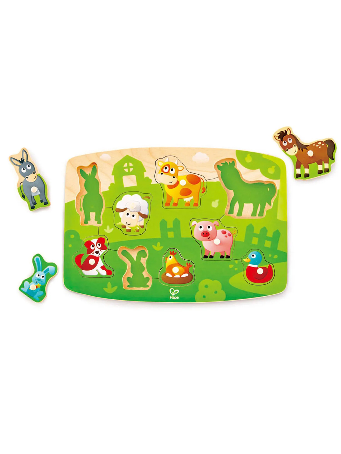 Вкладыши Hape «Ферма» E1408_HP