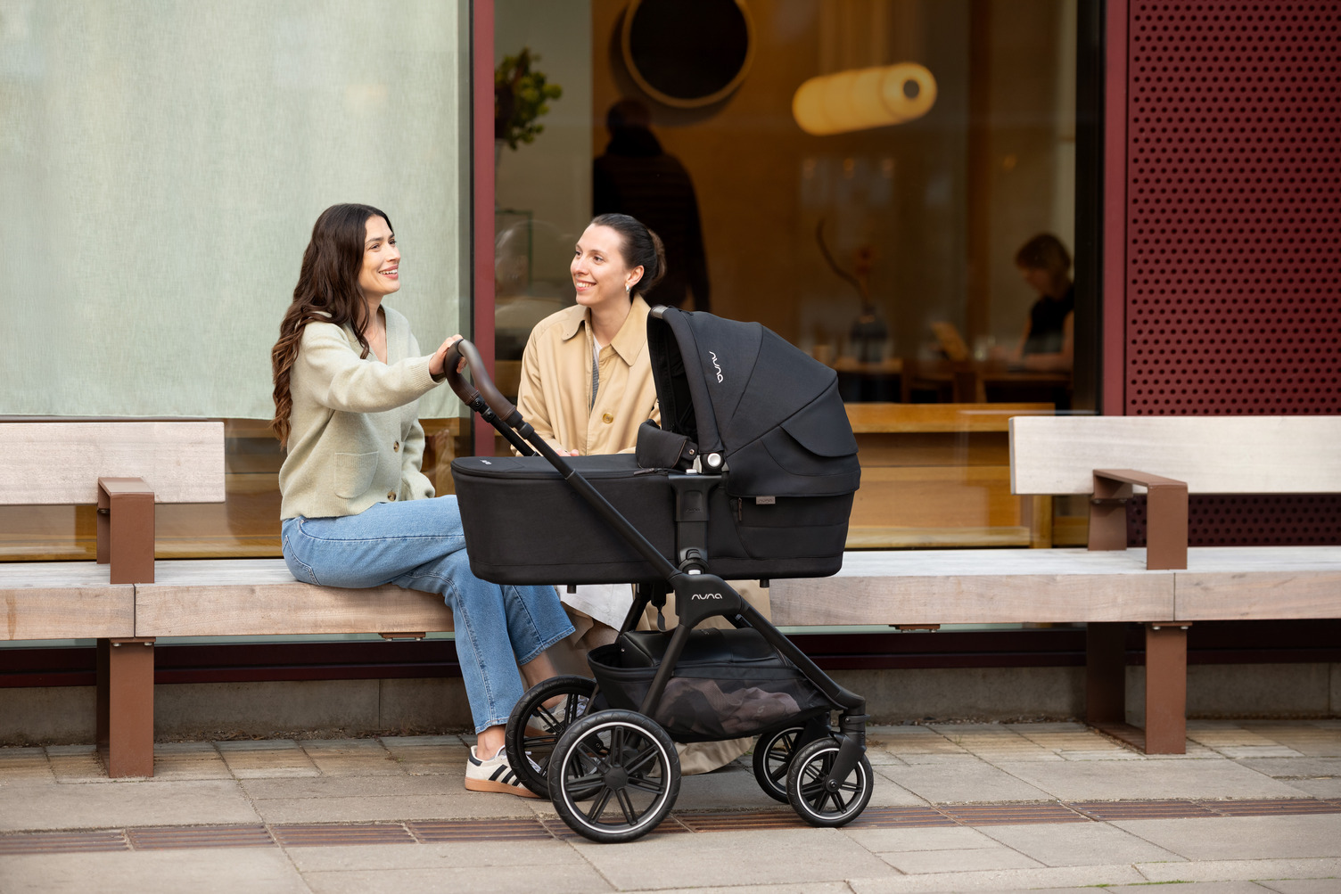 Коляска 2 в 1 Nuna TRIV LX AS с зимним комплектом