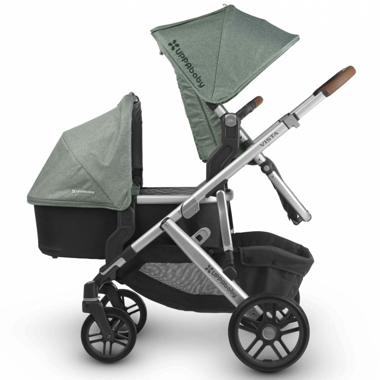 Адаптер нижний с фиксатором UPPAbaby Vista (конфигурация для двойни и погодок)