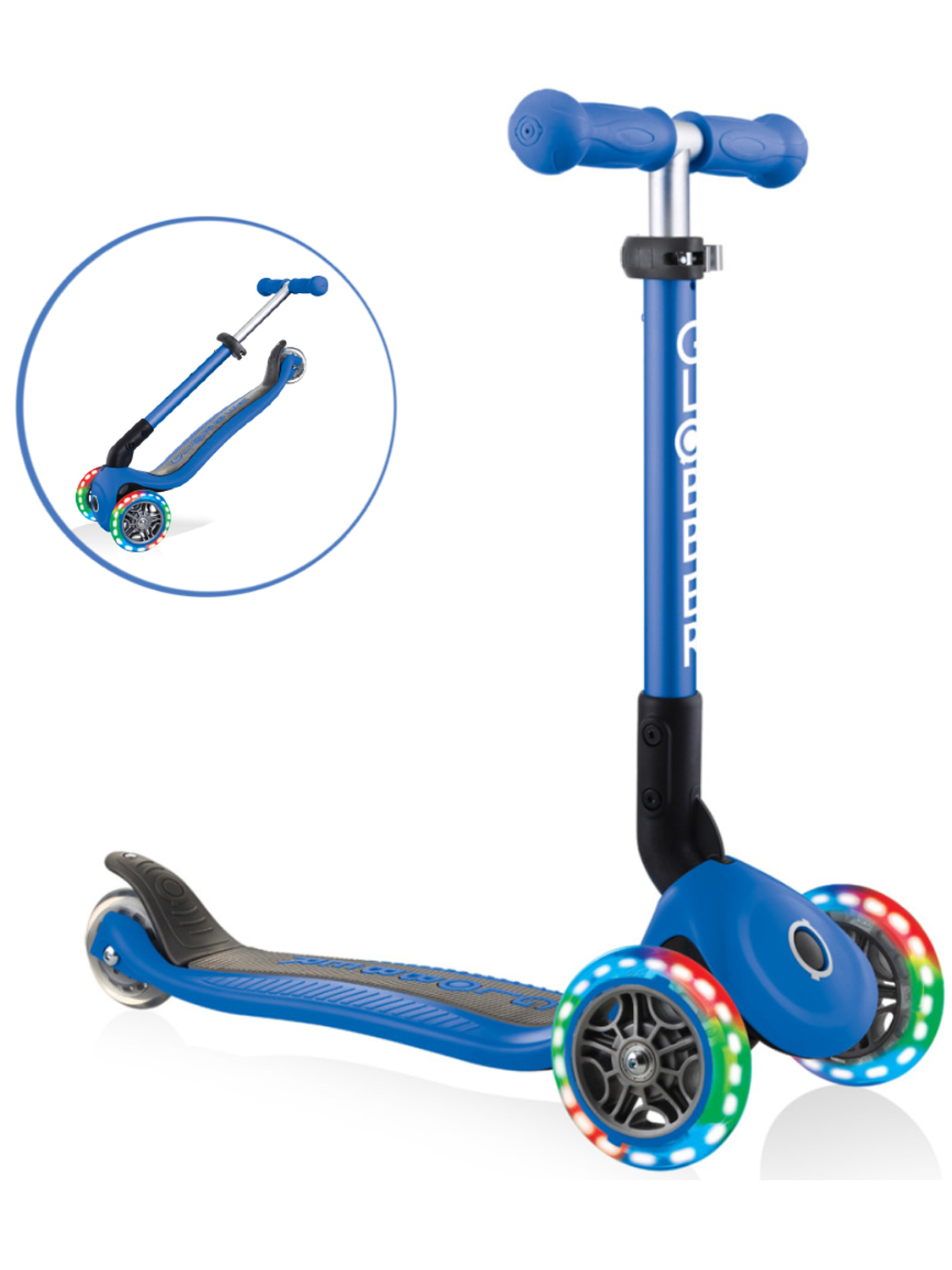 Самокат GLOBBER JUNIOR FOLDABLE LIGHTS