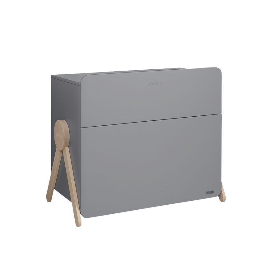 Комплект Micuna Swing №3: кровать 140х70, тумба, шкаф grey/natural wax