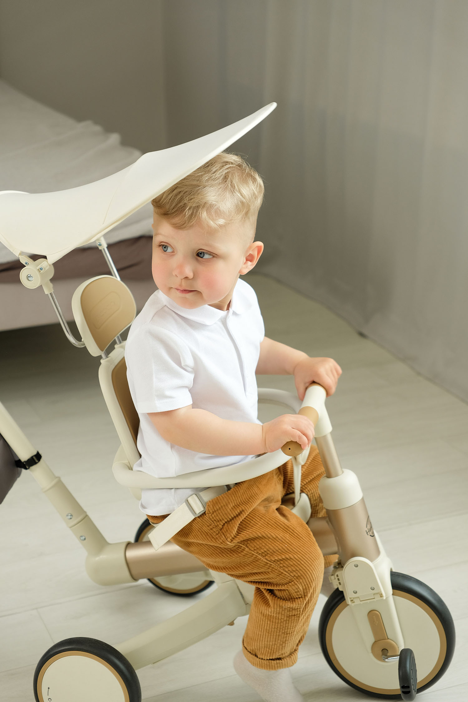 Велосипед трехколесный Lecoco S3Max beige