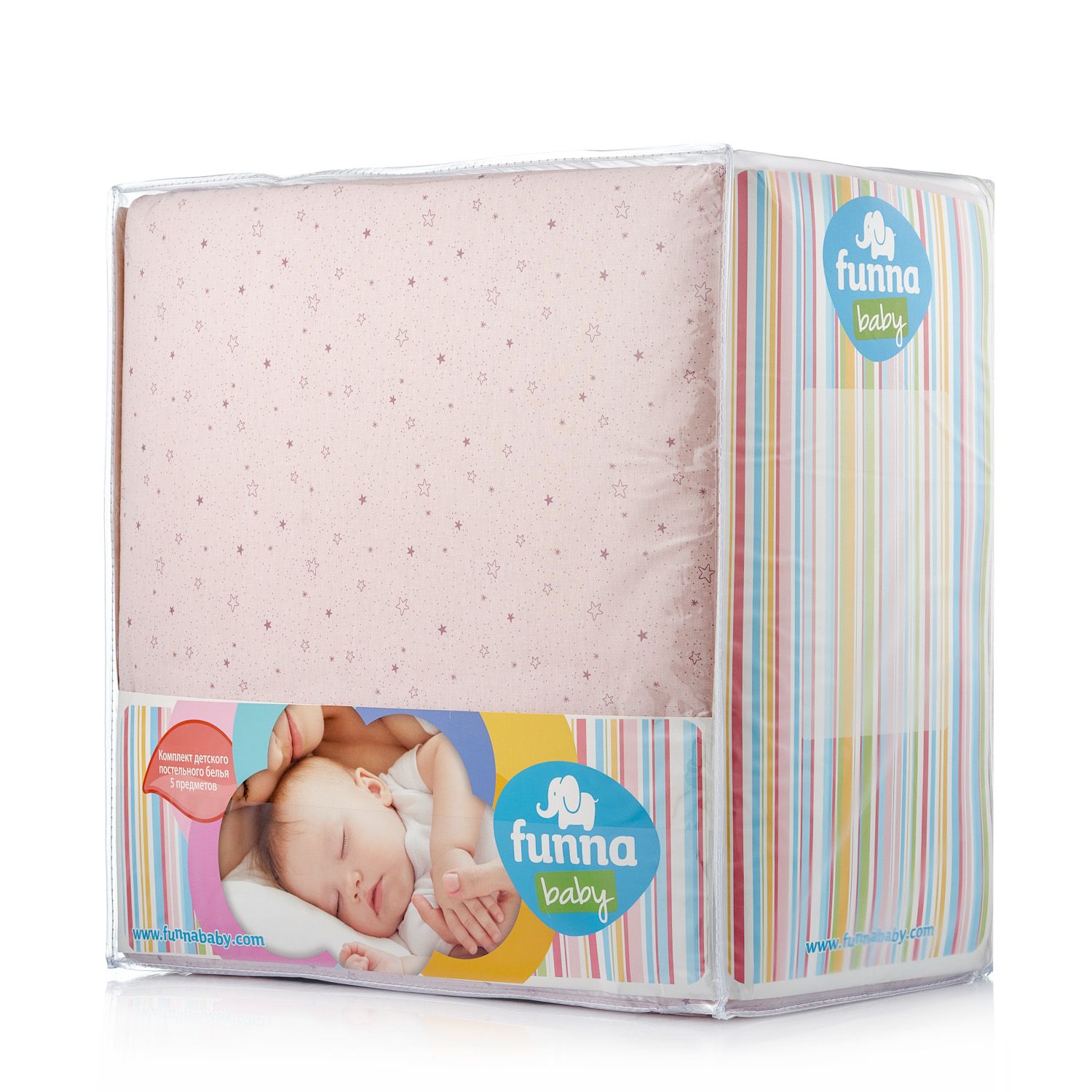 Постельное белье для новорожденных Funnababy Love 120x60 4 предмета