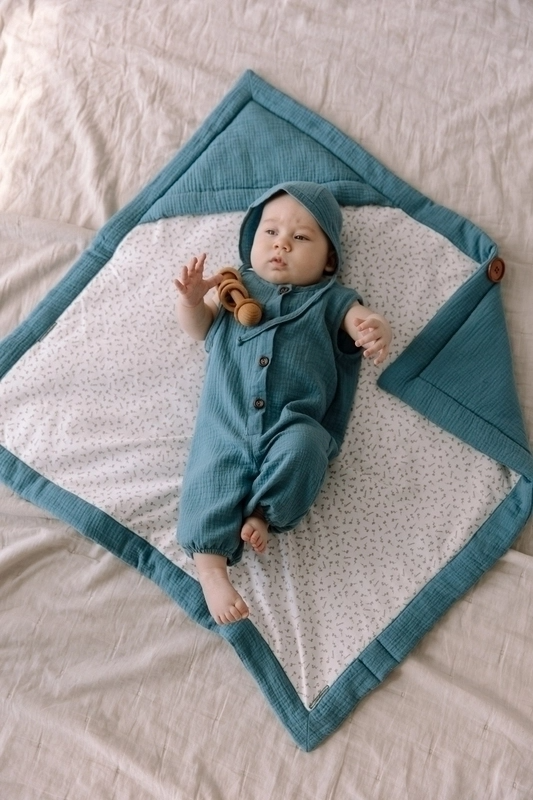 Конверт детский LoomKnits Лето 85x85 см Муслин