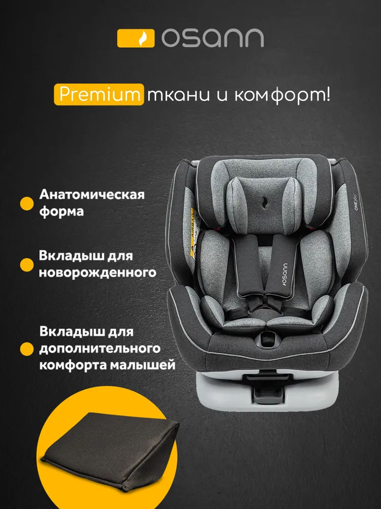 Автокресло 0+/1/2/3 Osann ONE 360° Universe