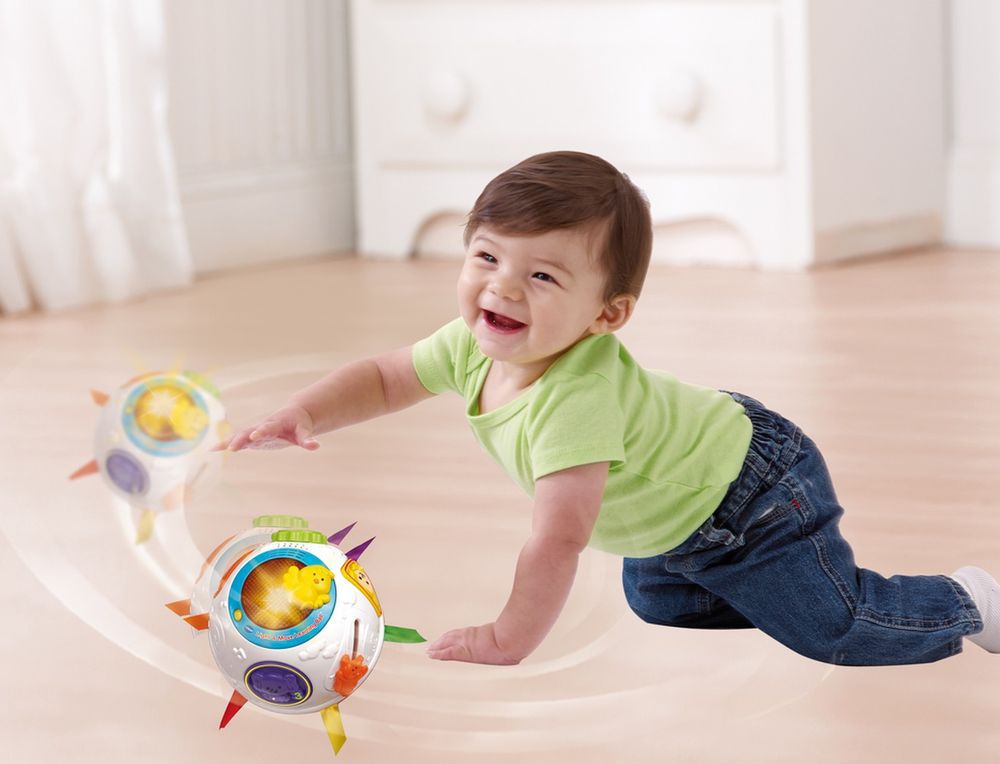 Мяч вращающийся и обучающий  Vtech 6-3 мес 80-151566