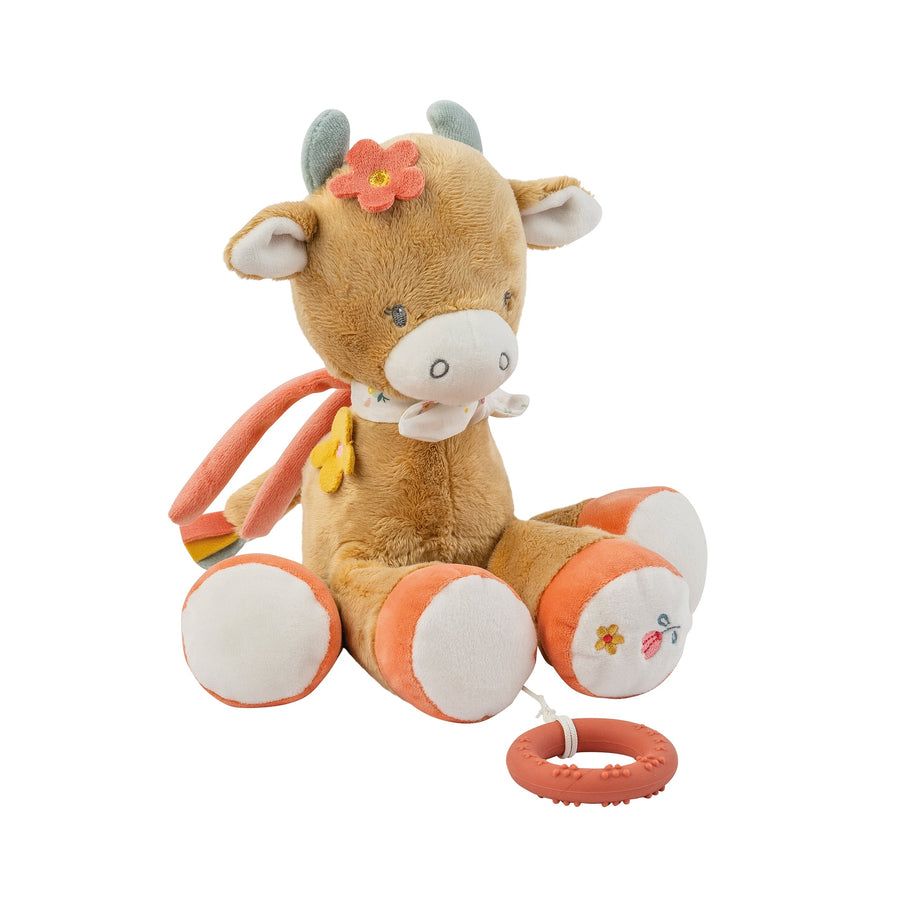 Игрушка мягкая Nattou Musical Soft toy MILA ZOË LANA  Корова музыкальная 266062