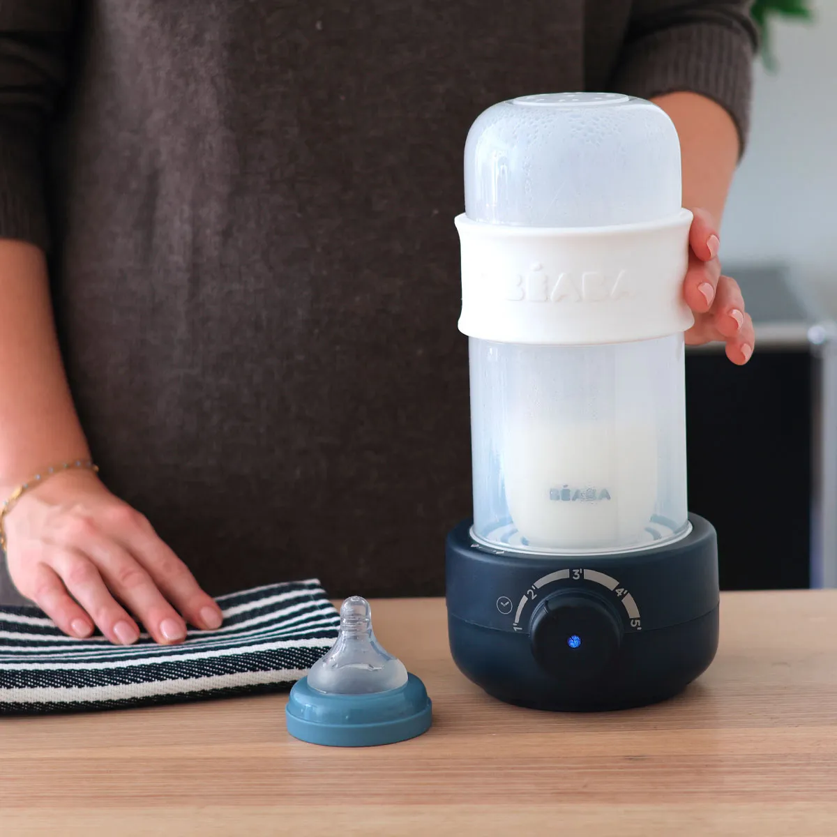 Подогреватель детских бутылочек Beaba 2 в 1 Baby Milk Second
