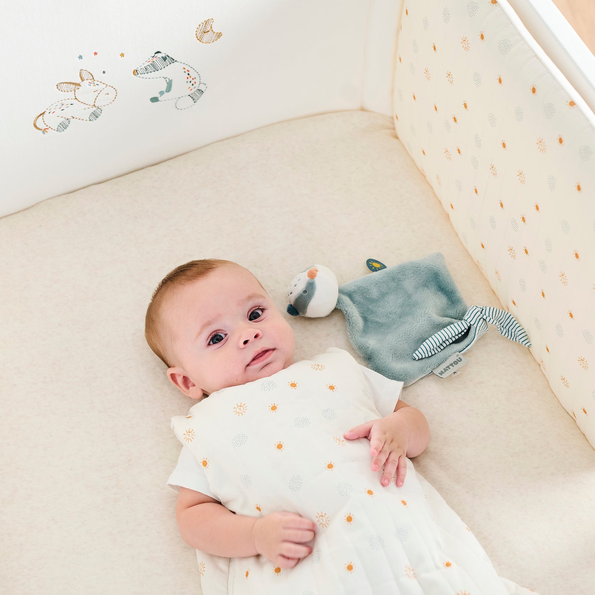 Плед Nattou 100х135 см FELIX & LEO Барсук и Ослик 595360