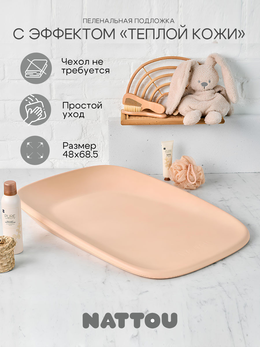 Набор: Подложка (матрас) пеленальная Nattou и Горшок Fiorellino