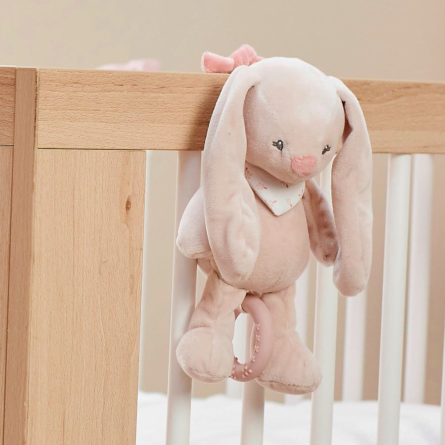 Игрушка мягкая Nattou Musical Soft toy Mini Alice & Pomme Кролик музыкальная 485050