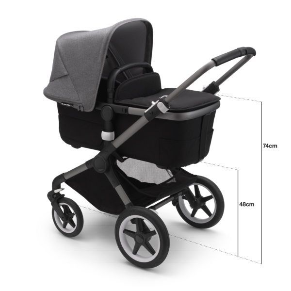 Коляска 2 в 1 Bugaboo Fox 3 Complete шасси Black