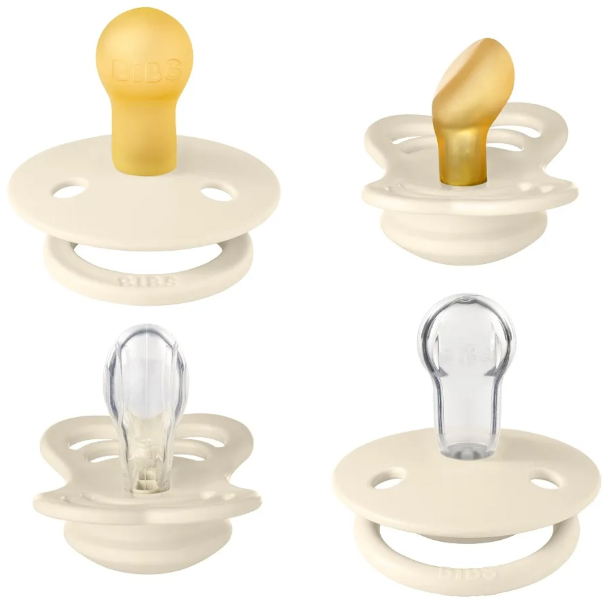 Набор пустышек BIBS Try-it, 4 шт. 0+ мес.