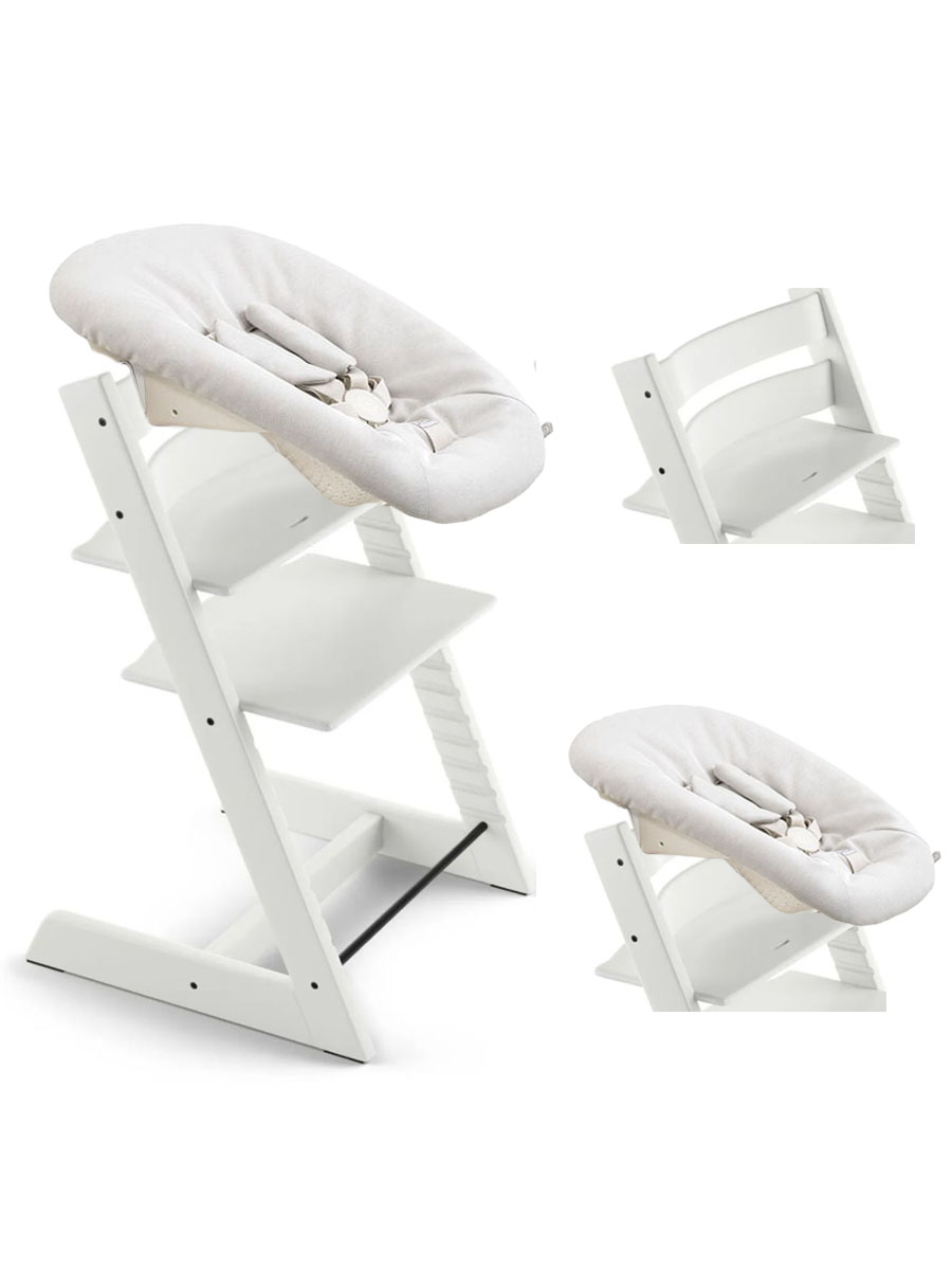 Стульчик растущий для новорожденных Stokke Tripp Trapp бук с сиденьем Newborn