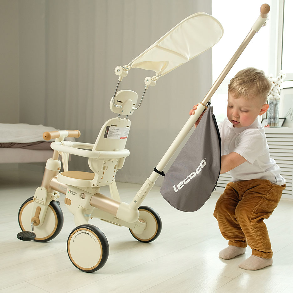 Велосипед трехколесный Lecoco S3Max beige