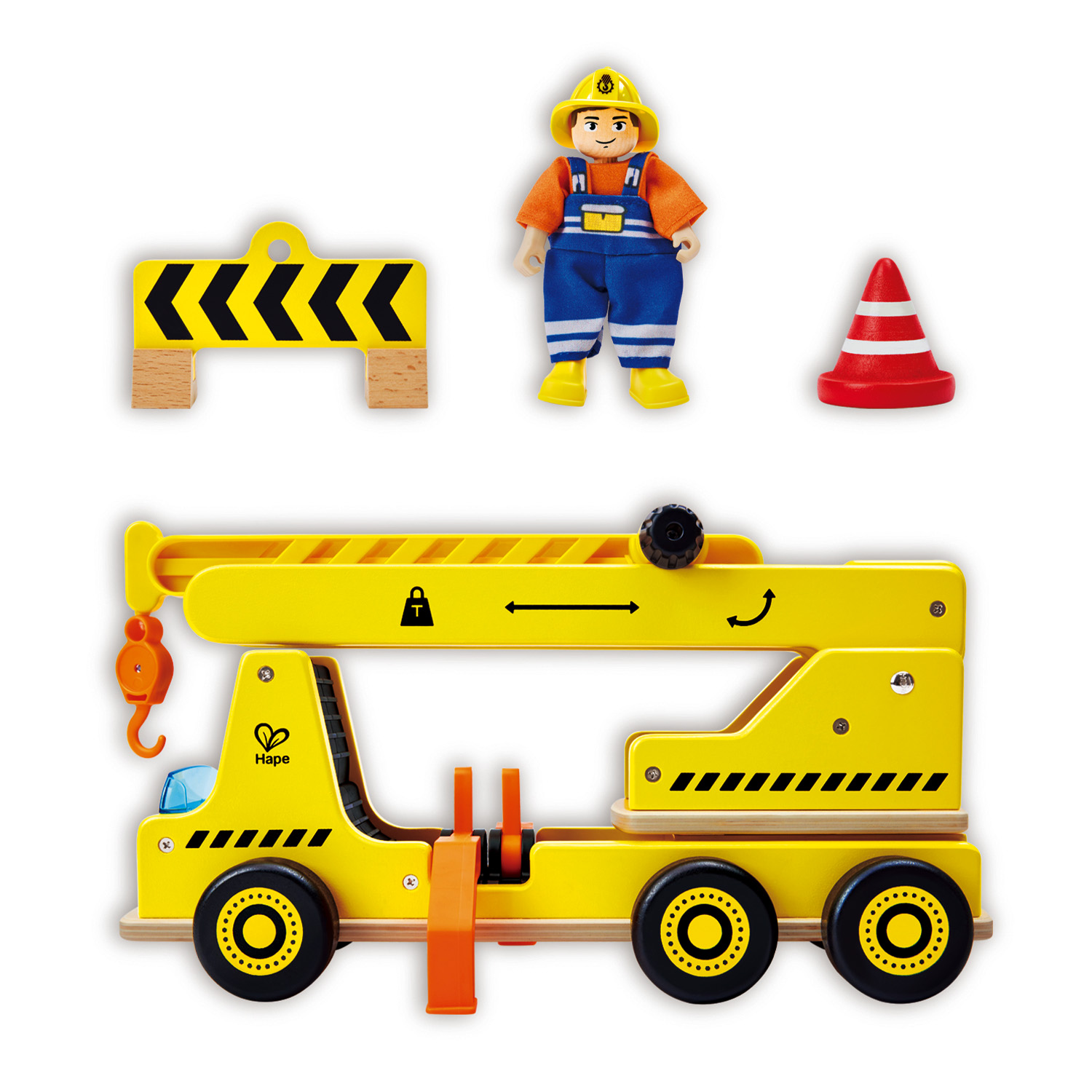 Набор игровой HAPE «Малыш-строитель» Строительный кран E3083_HP
