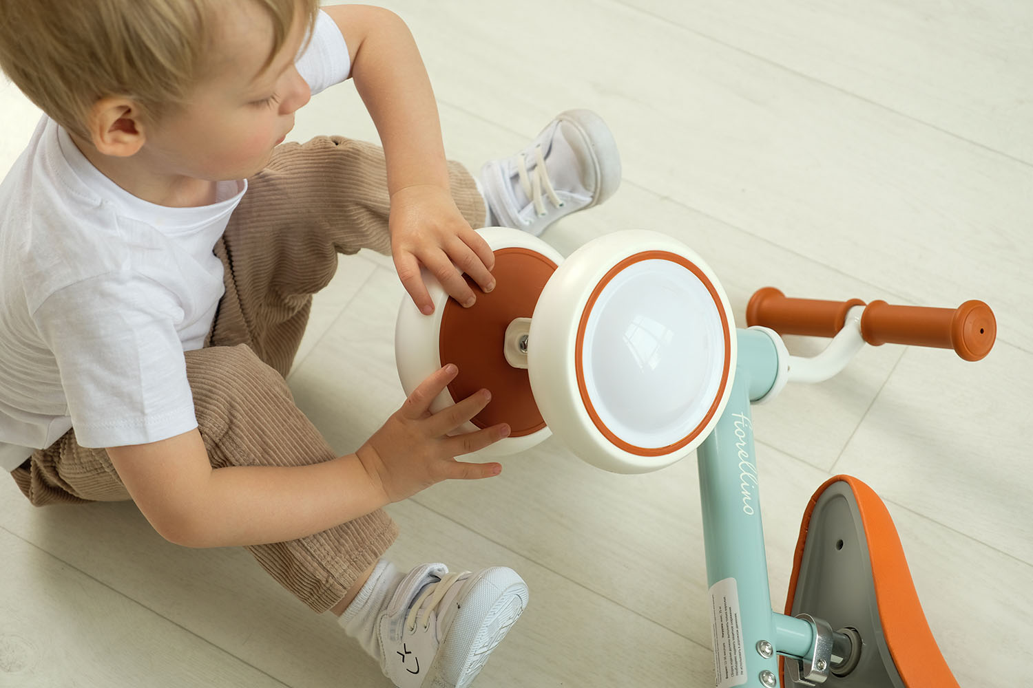 Беговел Fiorellino blue terracotta WB0602