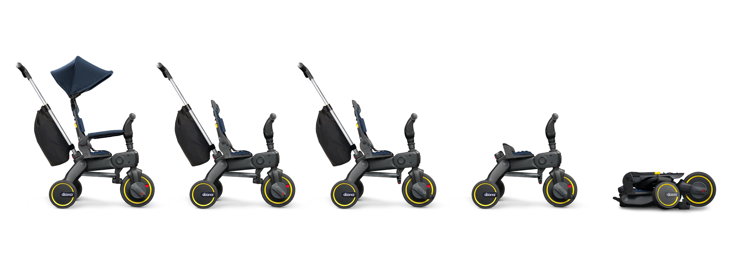 Велосипед 3-колесный с ручкой Doona Liki Trike S3