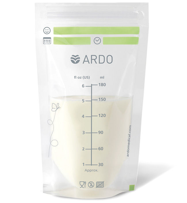Пакеты Ardo Easy Store для хранения и замораживания грудного молока (25 шт.) 63.00.334