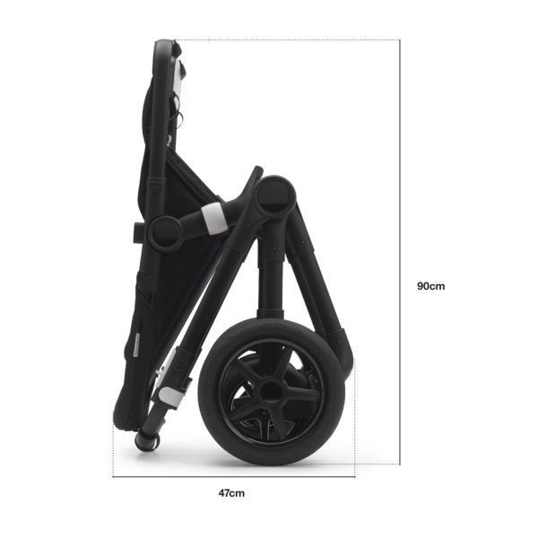 Коляска 2 в 1 Bugaboo Fox 3 Complete шасси Black