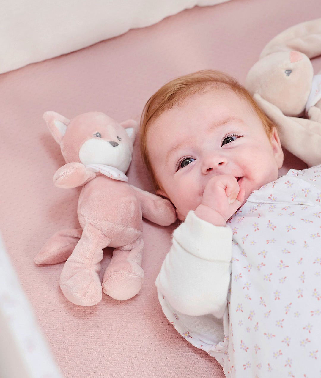 Игрушка мягкая Nattou Rattle Mini Alice & Pomme Лисичка 485142