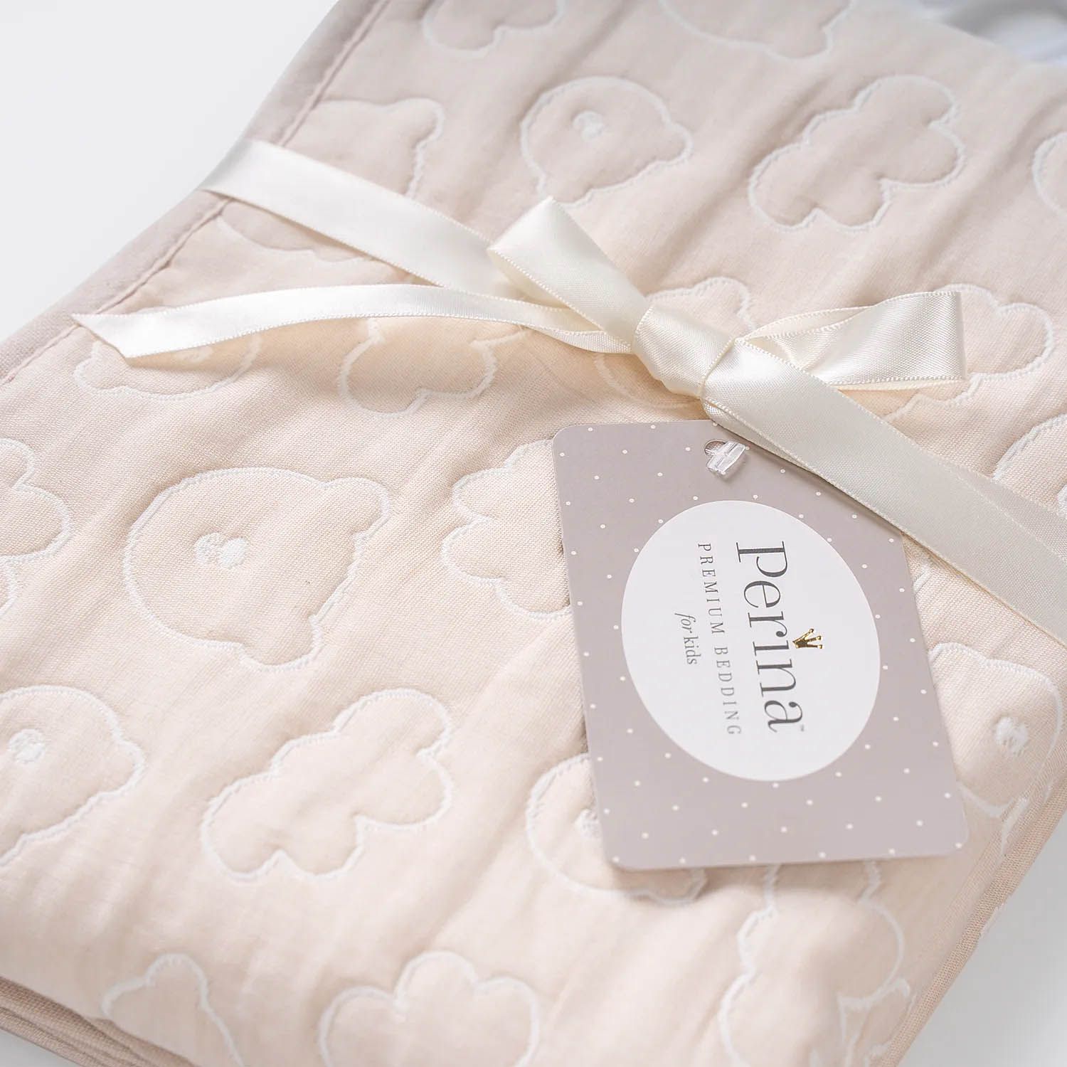 Плед детский PERINA Soft Cotton бежевый 110х80 см