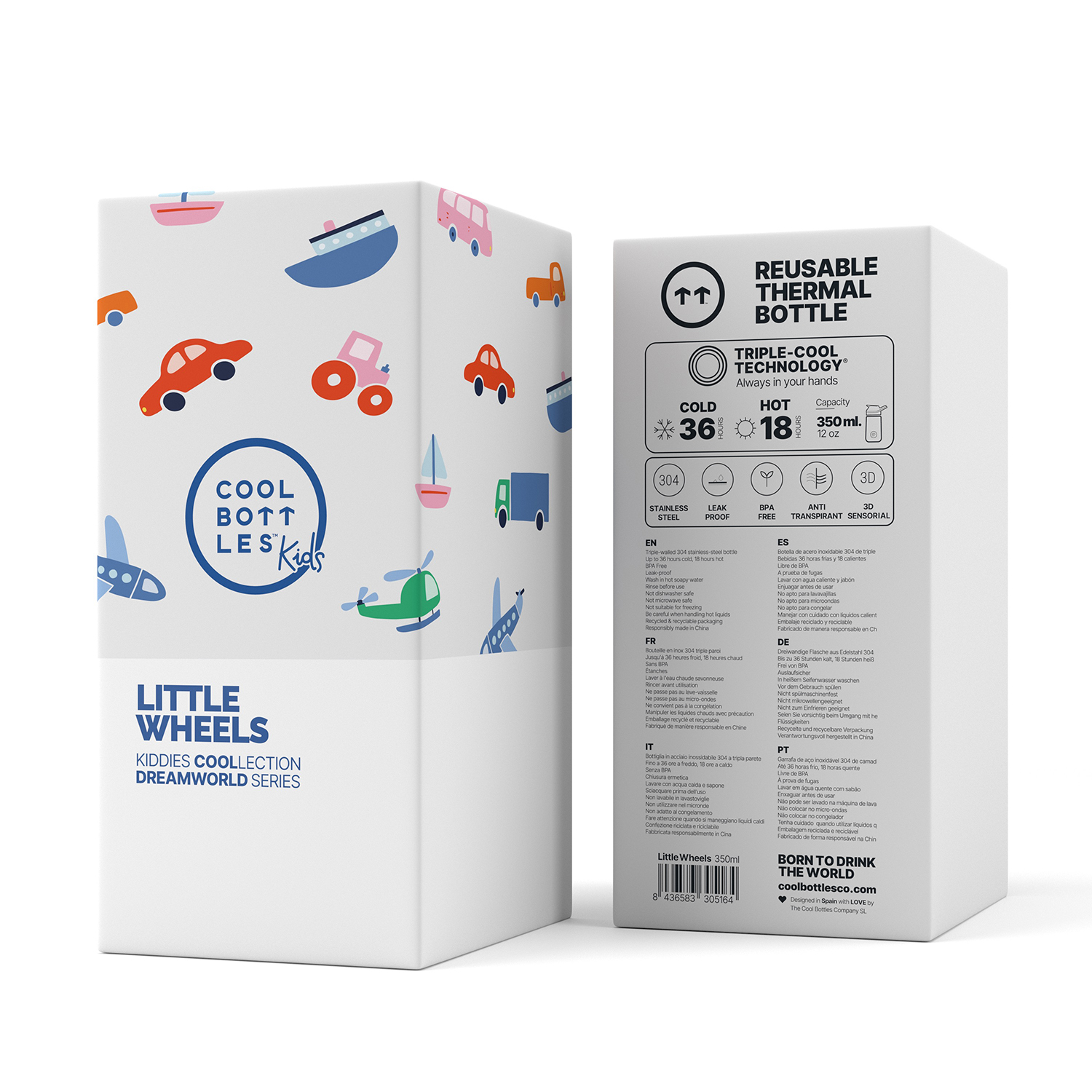 Термос–термобутылка Cool Bottles Kiddie 350мл