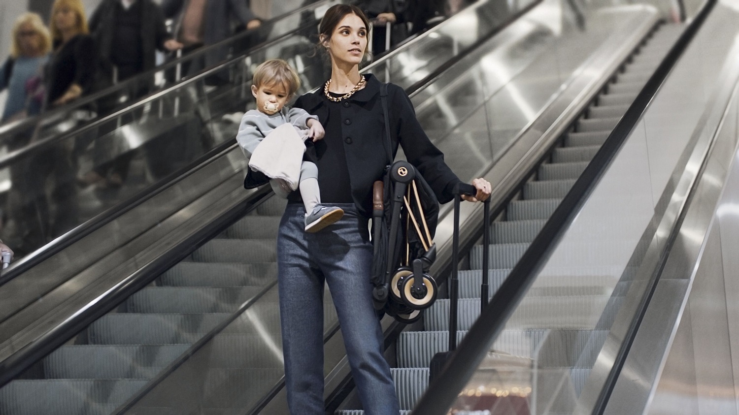 Коляска прогулочная Cybex Coya шасси Rosegold