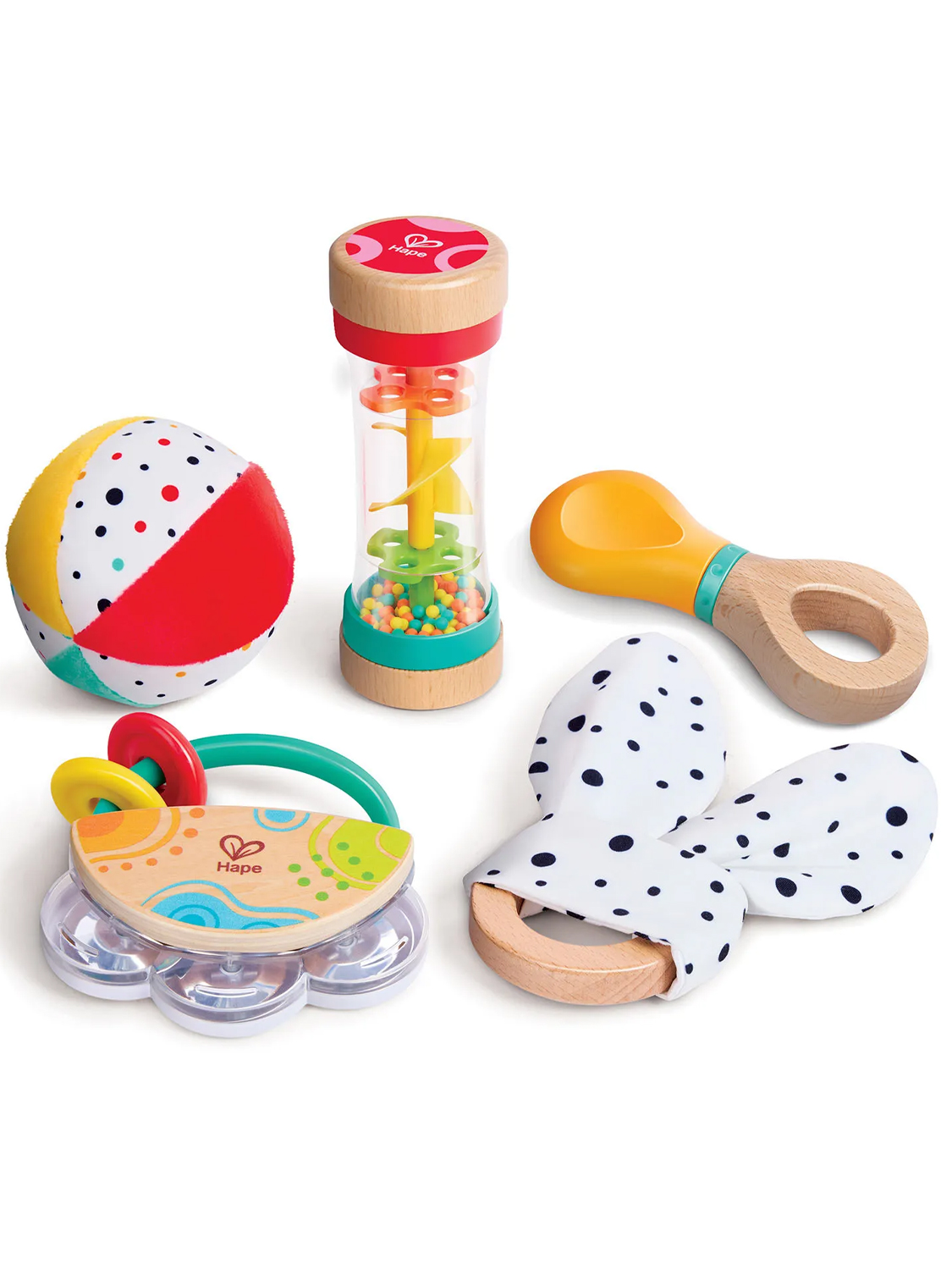 Набор погремушек Hape «Малышам» 5 предметов E0130_HP