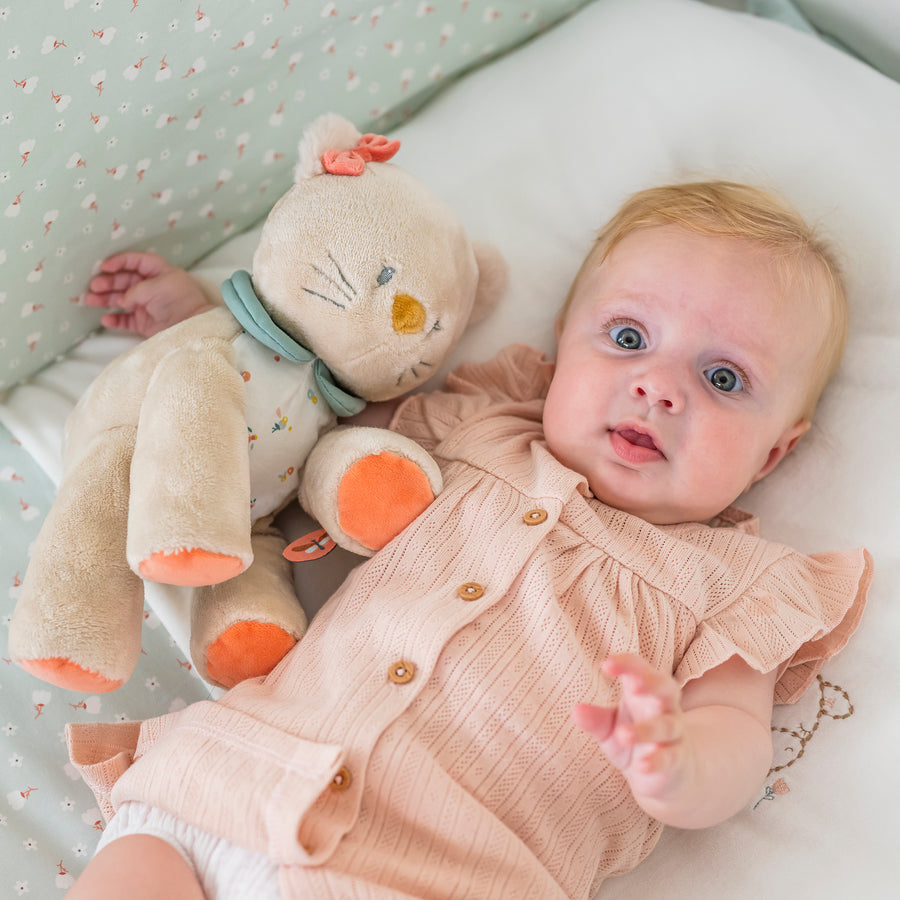 Игрушка мягкая Nattou Soft toy MILA ZOË LANA Кот 266017