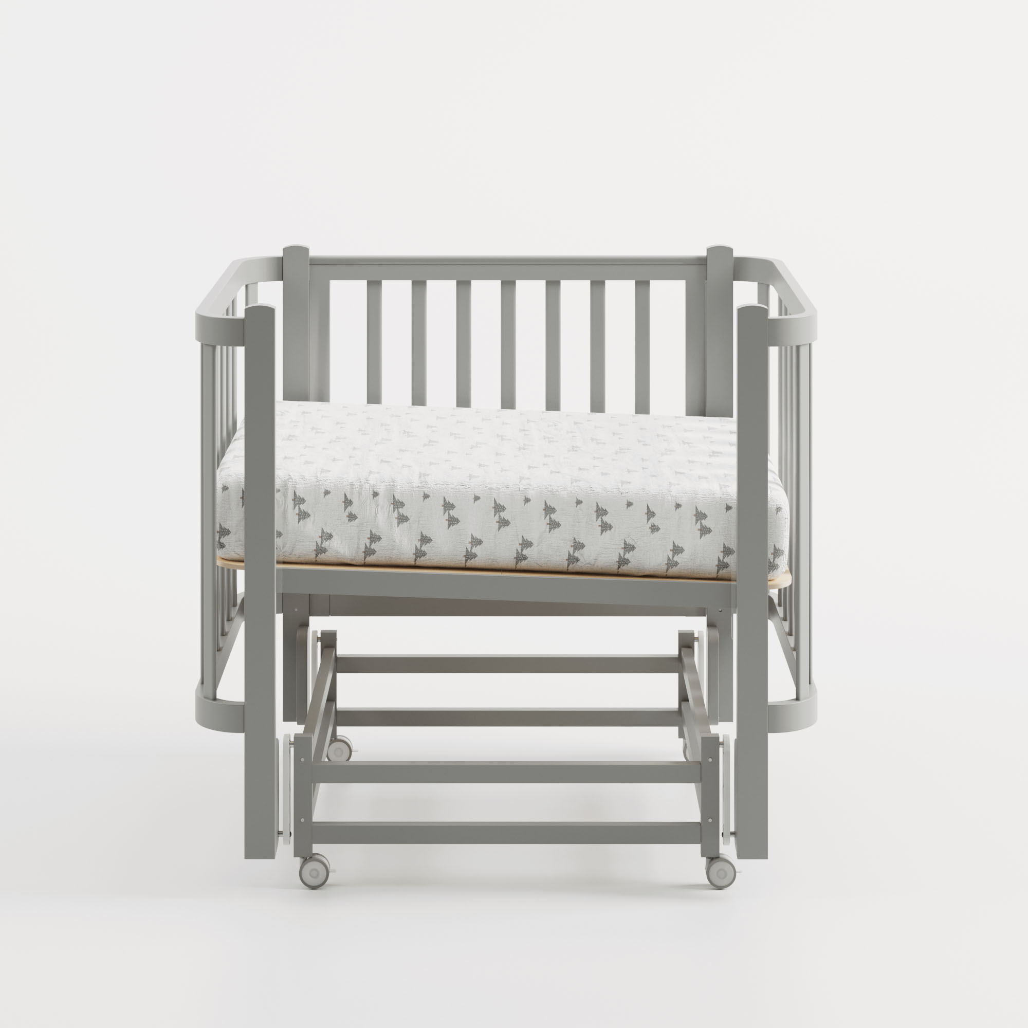 Кроватка детская ANTEMI Terra Light New с маятником 100х70